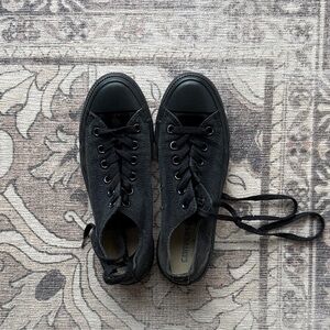 Converse Black Women's or Men’s Shoes